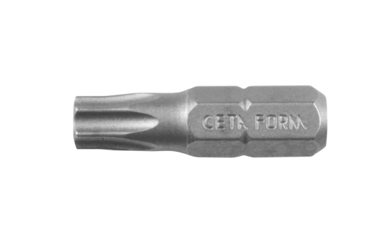 CETA FORM CB/809T Delikli Torx Bits Uç T25x25 mm