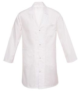 İş Elbisesi Önlük Gabardin Kumaş Beyaz (Çıtçıtlı) - XXL