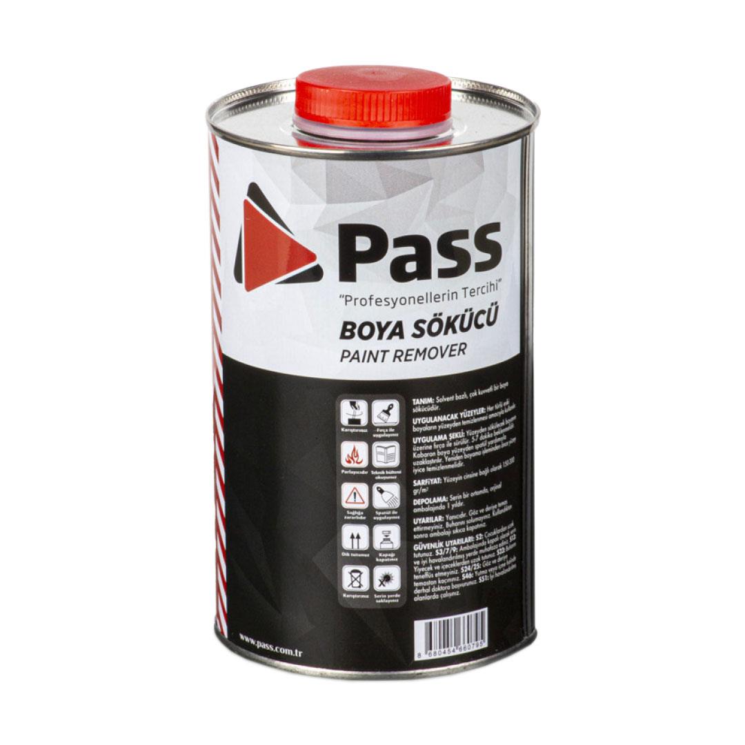 Pass BS0750 Solvent Bazlı Boya Sökücü Remover 0.75 Litre