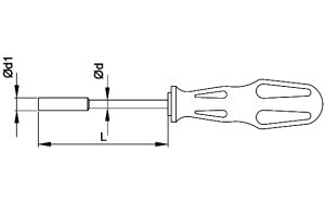 CETA FORM 1305M Torex Lokma Uçlu Tornavida 5x125 mm