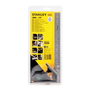 Stanley 0-46-151 Ağır Hizmet Tipi Çok Fonksiyonlu Gönye 300 mm