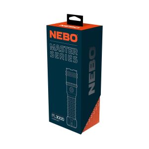 Nebo Master FL3000 Suya Darbeye Dayanıklı Şarjlı El Feneri 3000 lm