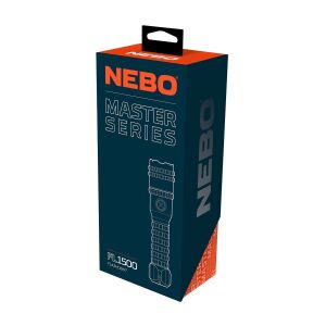 Nebo Master FL1500 Suya Darbeye Dayanıklı Şarjlı El Feneri 1500 lm