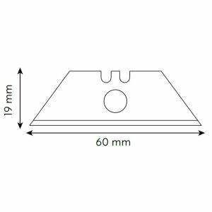 VIP-TEC VT875116 Emniyetli Maket Bıçağı (Plastik Gövde) 19 mm