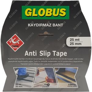 Merdiven Zemin Kaydırmaz Bant Sarı Siyah 25 mm x 25 mt