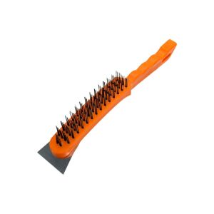 6137 Metal Kazıma Spatulalı Çelik Tel Fırça 270 mm