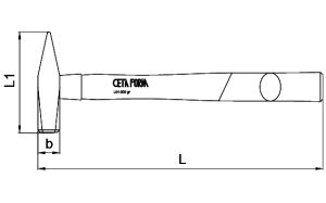 CETA FORM L01-1000 Tesviyeci Çekiç 1000 gr