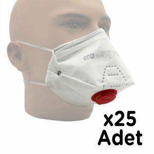 Era Toz Maskesi 1310 Ventilli Katlanır FFP3 V NR 25 li Paket