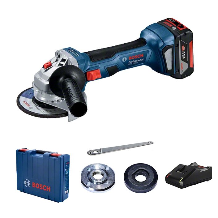 Bosch GWS 180-LI 18V 4.0Ah Tek Akülü Avuç Taşlama 125 mm