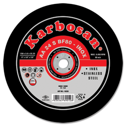 KARBOSAN 180 x 3.0 x 22 İnox Kesme Taşı