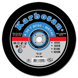 KARBOSAN 180 x 3.0 x 22 Metal Kesme Taşı