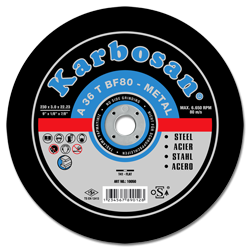 KARBOSAN 350 x 3.5 x 25,4 Metal Kesme Taşı (Sabit Tezgah İçin)