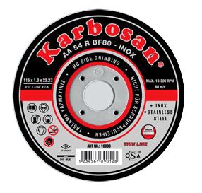 KARBOSAN 115 x 1.0 x 22 Inox-Thinline Kesme Taşı