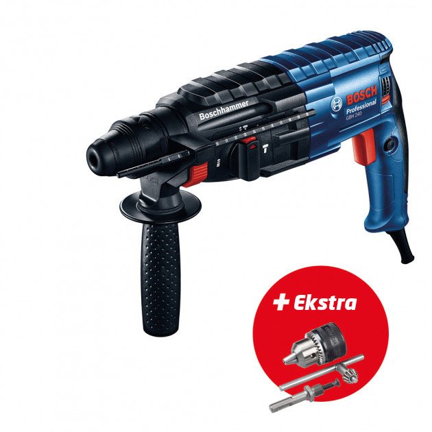 Bosch GBH 240 SDS Plus Kırıcı-Delici 790 Watt + Mandren Seti