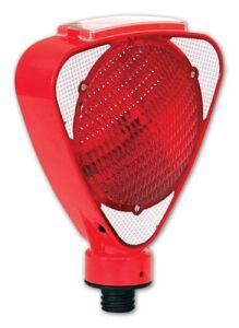 Evelux 11813 FL K Solar Flaşörlü Uyarı Lambası Kırmızı