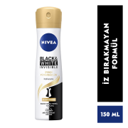 Nivea Black&White Invisible İpeksi Pürüzsüz Deodorant Kadın 150 ml