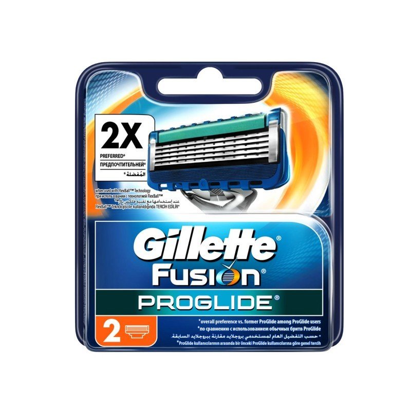 Gillette Fusion ProGlide Yedek Tıraş Bıçağı 2'li