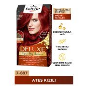 Palette Deluxe Saç Boyası Yoğun Renkler 7-887 - Ateş Kızılı