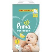 Prima Bebek Bezi Yeni Bebek 1 Beden Yenidoğan Süper Fırsat Paketi 132 Adet