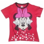Minnie Mouse Kırmızı Kız Çocuk T-Shirt