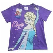 Frozen Mor Kız Çocuk T-Shirt