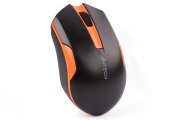 A4 Tech G3-200N V-Track Siyah Turuncu Kablosuz Mouse