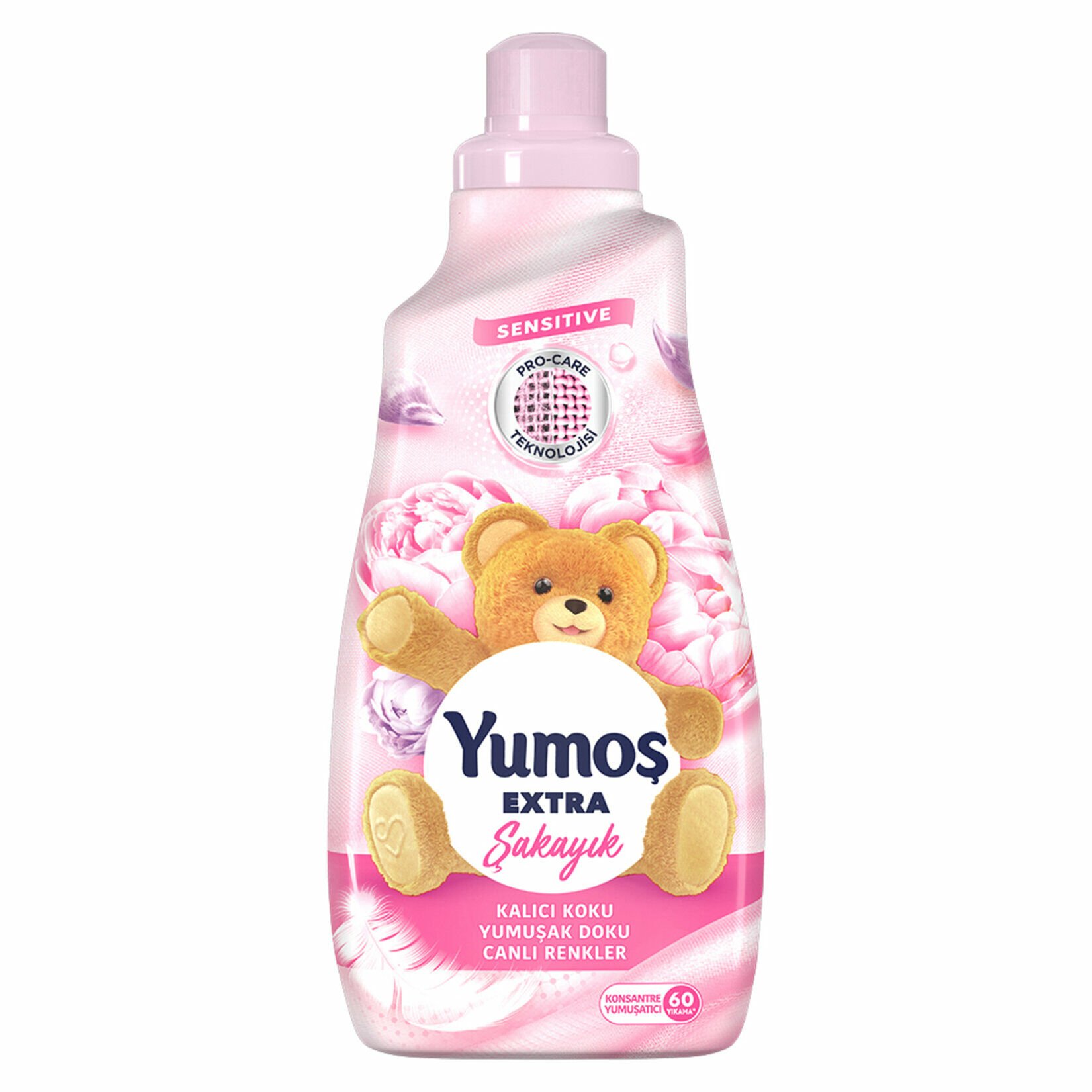 Yumoş Extra Konsantre Çamaşır Yumuşatıcısı Şakayık 1440 ml 60 Yıkama