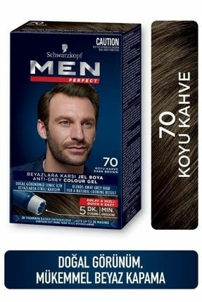 Men Perfect Erkek Saç Boyası 70 - Koyu Kahve