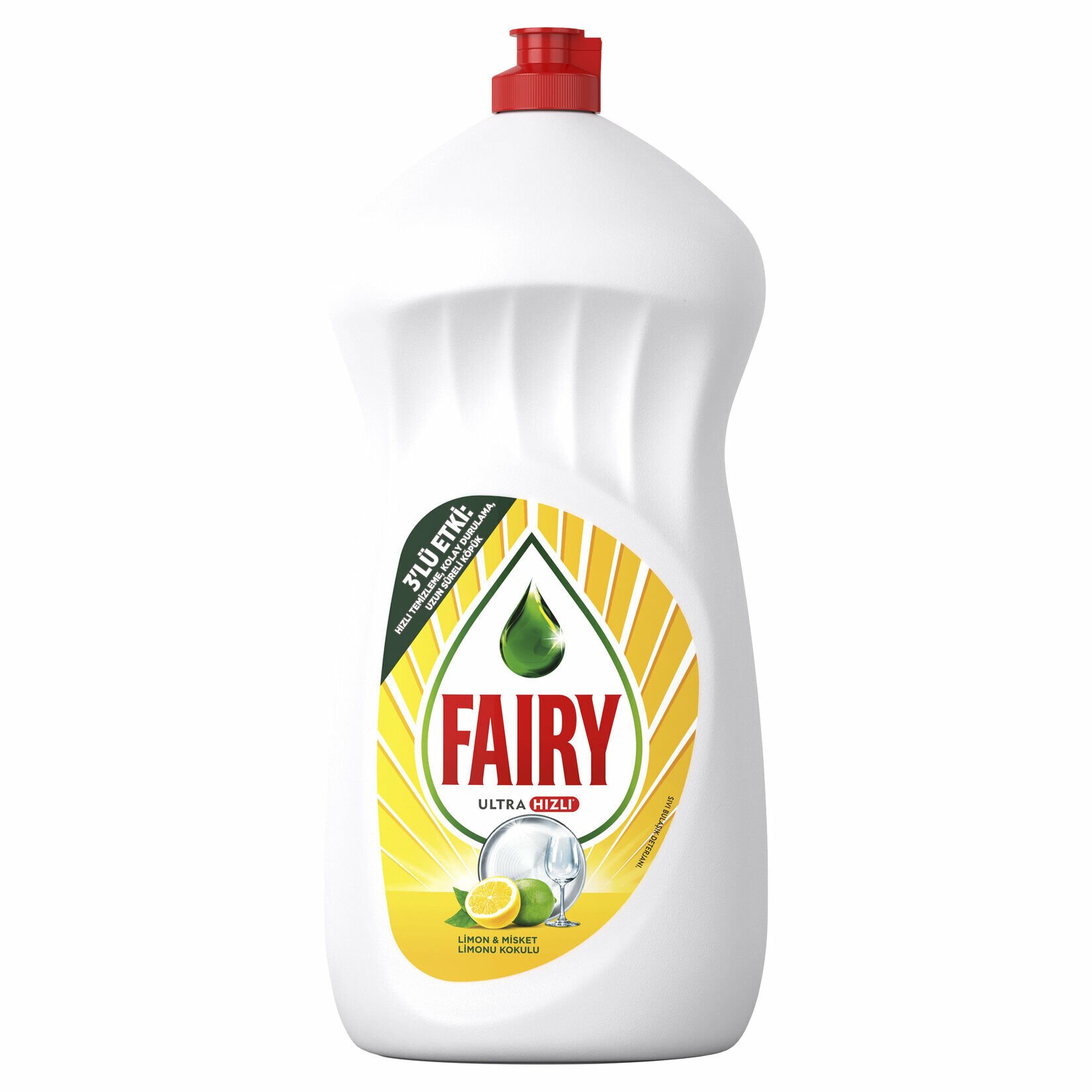 Fairy Sıvı Bulaşık Deterjanı Limon Elde Yıkama 1.5 L