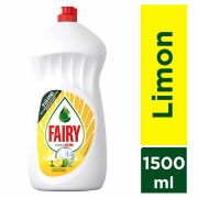 Fairy Sıvı Bulaşık Deterjanı Limon Elde Yıkama 1.5 L