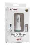Syrox SYX-C39 İphone 5S 3.1A Araç Şarj Aleti