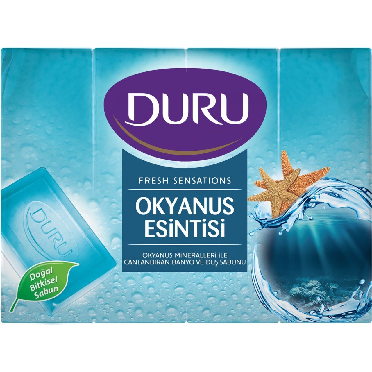 Duru Fresh Sensations Okyanus Esintisi Duş Sabunu 4x150 gr