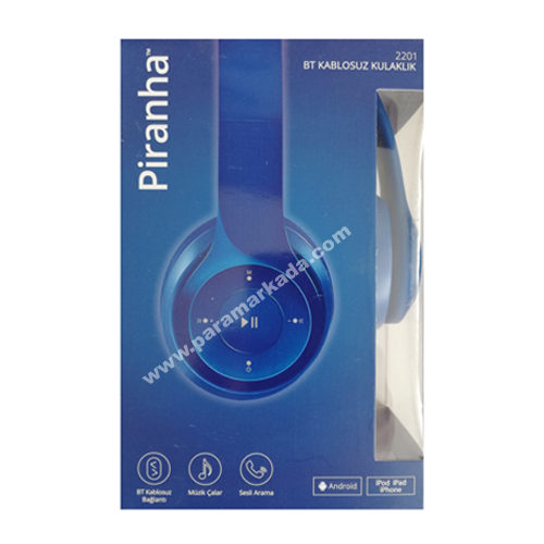 Piranha 2201 BT Kablosuz Bluetooth Kulaklık - Mavi