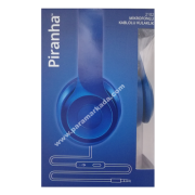 Piranha 2102 Mikrofonlu Kablolu Kulaklık - Mavi