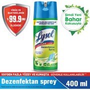 Lysol Dezenfektan Sprey Bahar Ferahlığı Yüzeyler İçin 400 ml