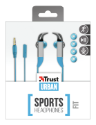 Trust Urbanrevolt 20321 Fit Kulakiçi Sporcu Kulaklık - Mavi