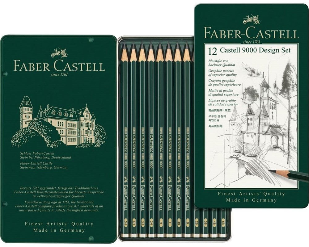 Faber Castell 9000 Dereceli Kurşun Kalem Seti 5B-5H