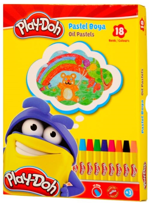 Play-Doh Pastel Boya 18 Renk