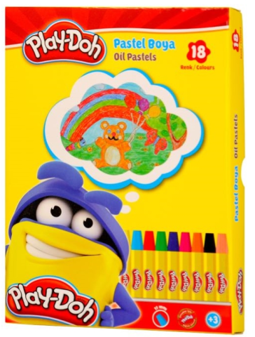 Play-Doh Pastel Boya 18 Renk
