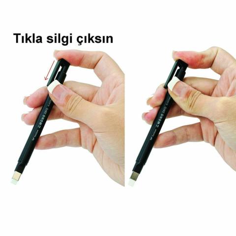 Tombow Mono Zero Basmalı Kalem Silgi Geniş Uç 2.5x5mm