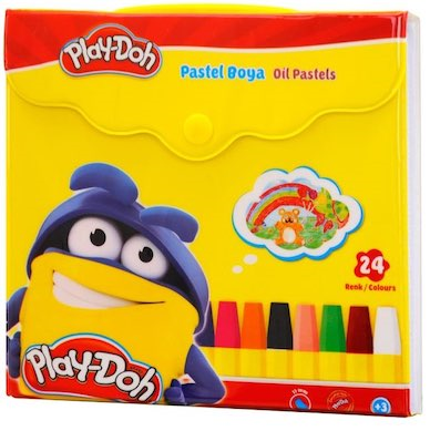Play-Doh Pastel Boya Çantalı 24 Renk