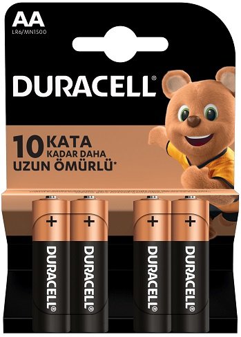 Duracell AA Kalem Pil 4'lü Kart