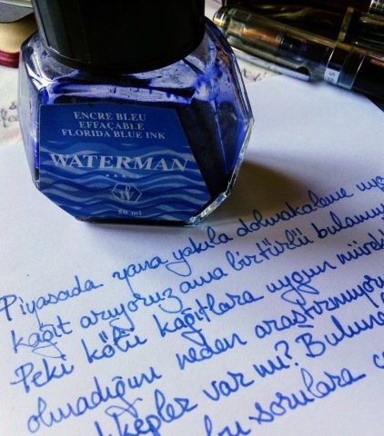 Waterman Şişe Mürekkep Mavi 50ml.