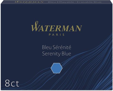 Waterman Dolma Kalem Kartuşu 8'li Mavi
