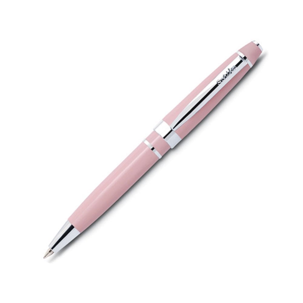 Scrikss Mini Pen Tükenmez Pembe, Şeffaf Ambalaj