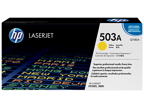 HP 503A Sarı Orijinal LaserJet Toner Kartuşu (Q7582A)