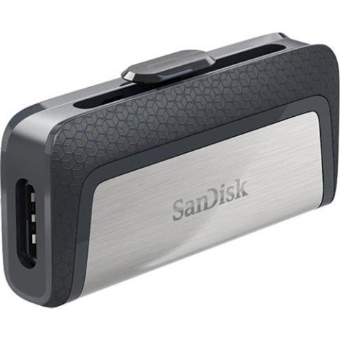 Sandisk USB Bellek Dual Drive 128GB 3.1 SDDDC2-0128G-G46 Android Uyumlu