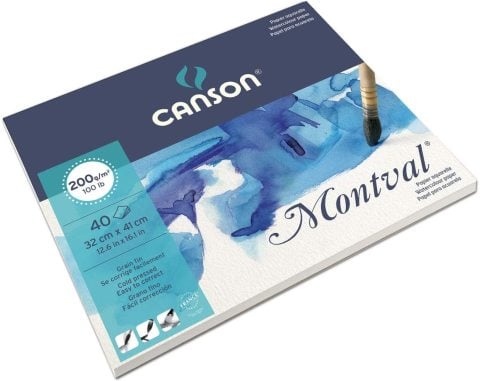 Canson Montval 32X41 Suluboya Blok 200gr. 40 Sayfa