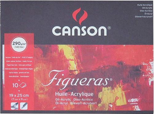 Canson Figueras Yağlı Boya Blok 19x25 290gr.10 Sayfa