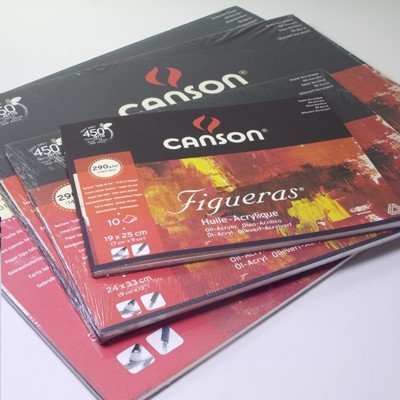 Canson Figueras Yağlı Boya Blok 24x33 290gr.10 Sayfa